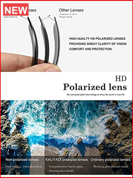 Polarized Sunglasses Semi-Rimless Retro Driving UV Blocking Unisex main image 2